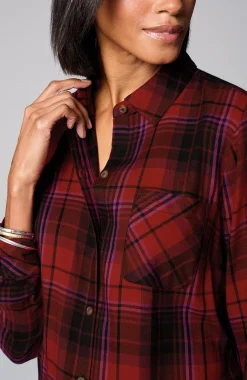 Soft Plaid Tunic