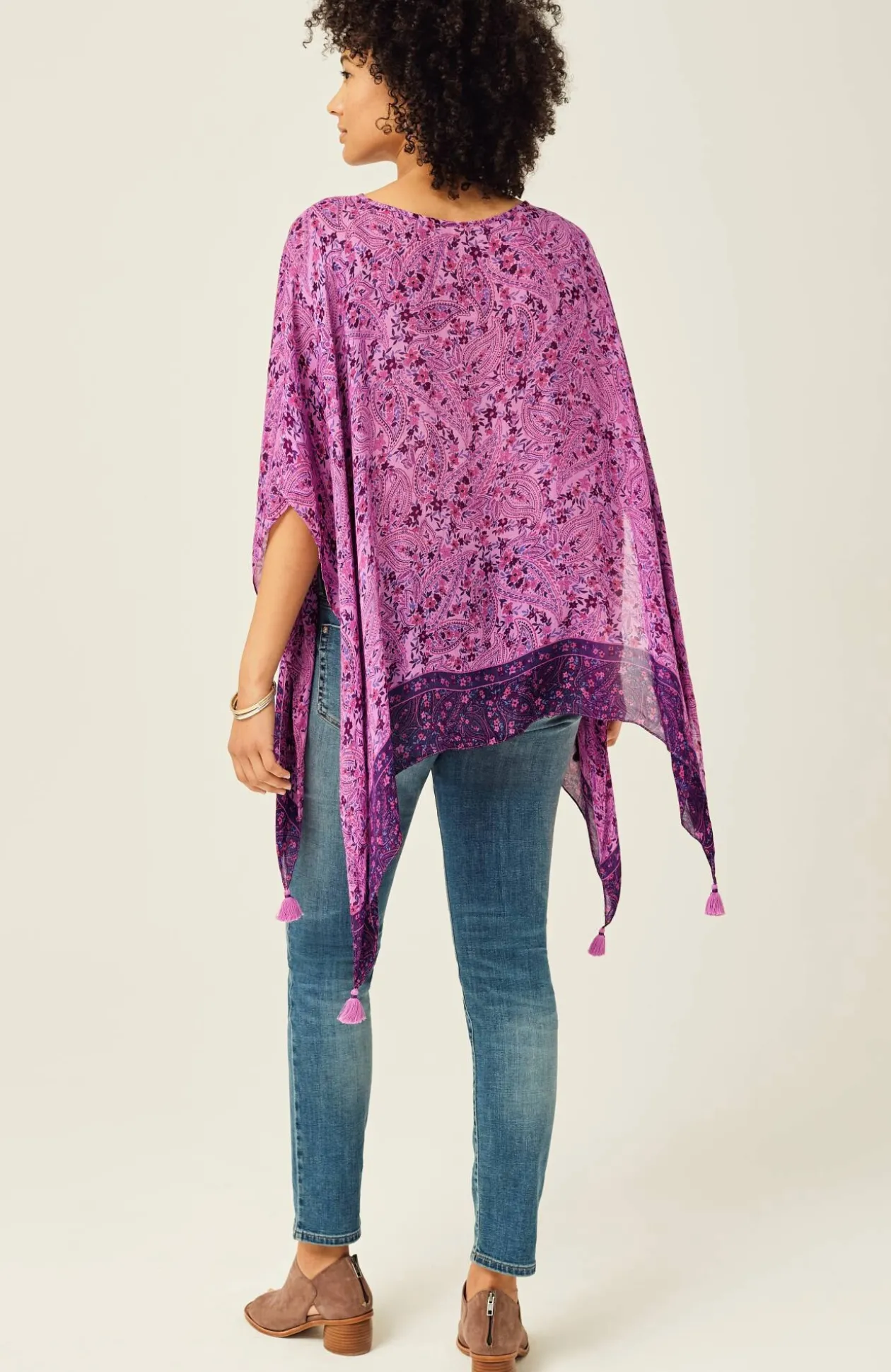 Soft Printed Poncho