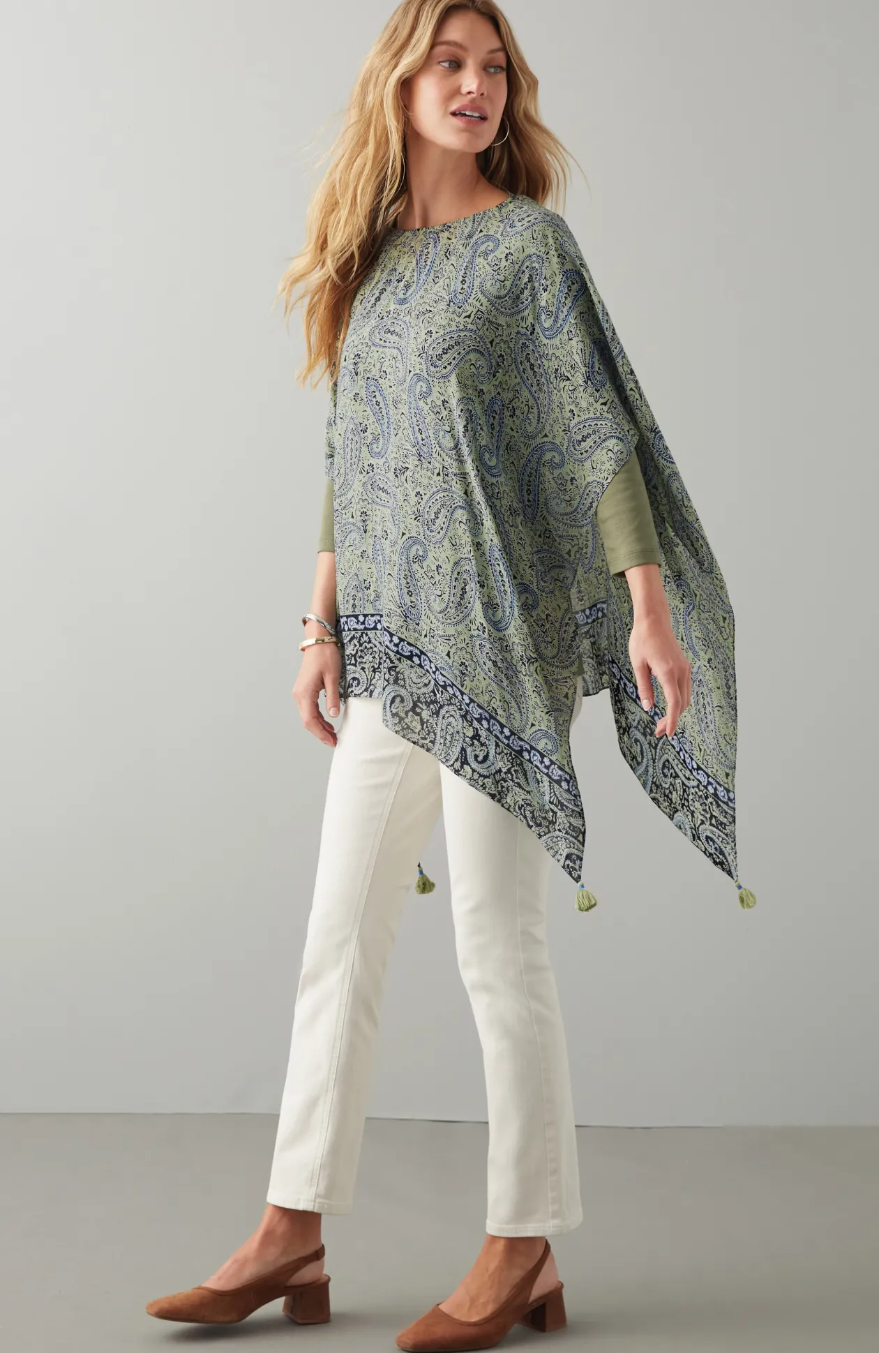 Soft Printed Poncho