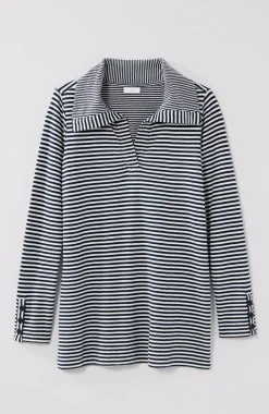 Soft-Knit Collared Tunic