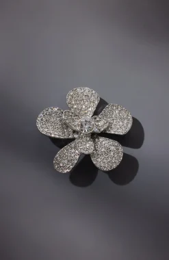 Sparkling Floral Pin