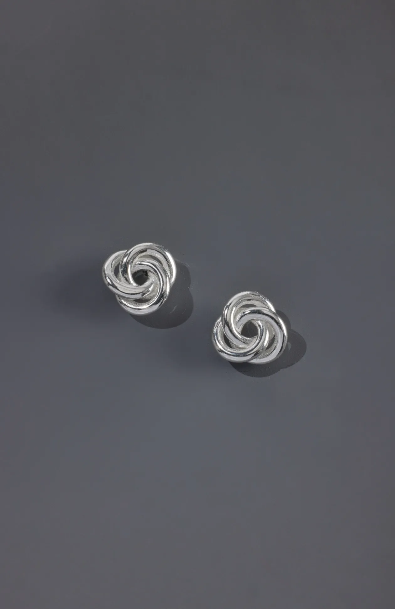 Sterling Silver Knot Earrings