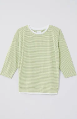 Striped Double-Layer Tee