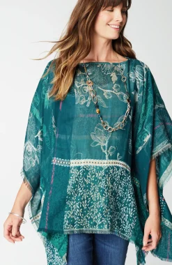 Tapestry Jacquard Poncho