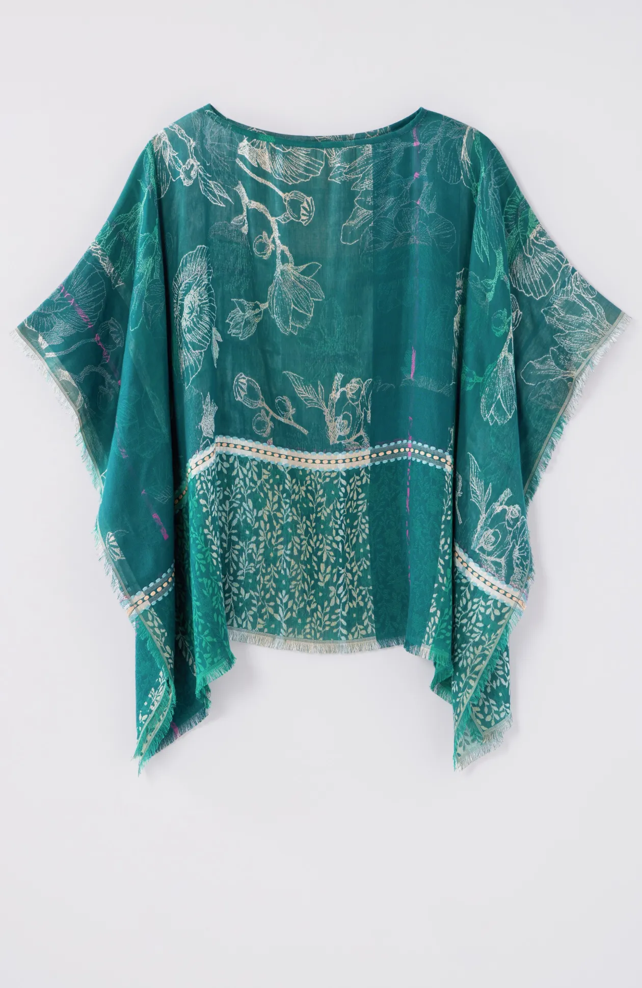 Tapestry Jacquard Poncho