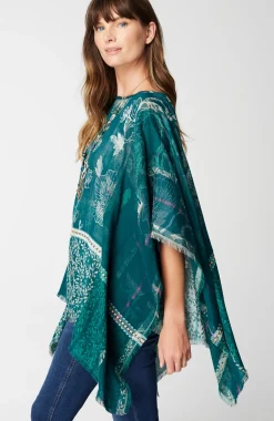 Tapestry Jacquard Poncho
