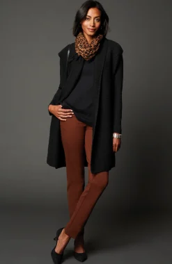 Textured Long Gilet Vest