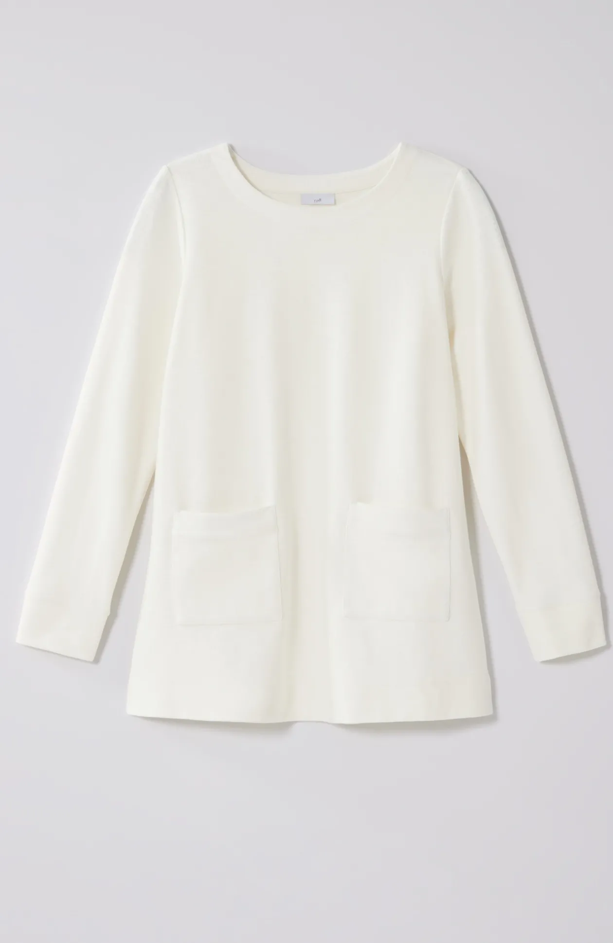 Textured Patch-Pocket Tunic