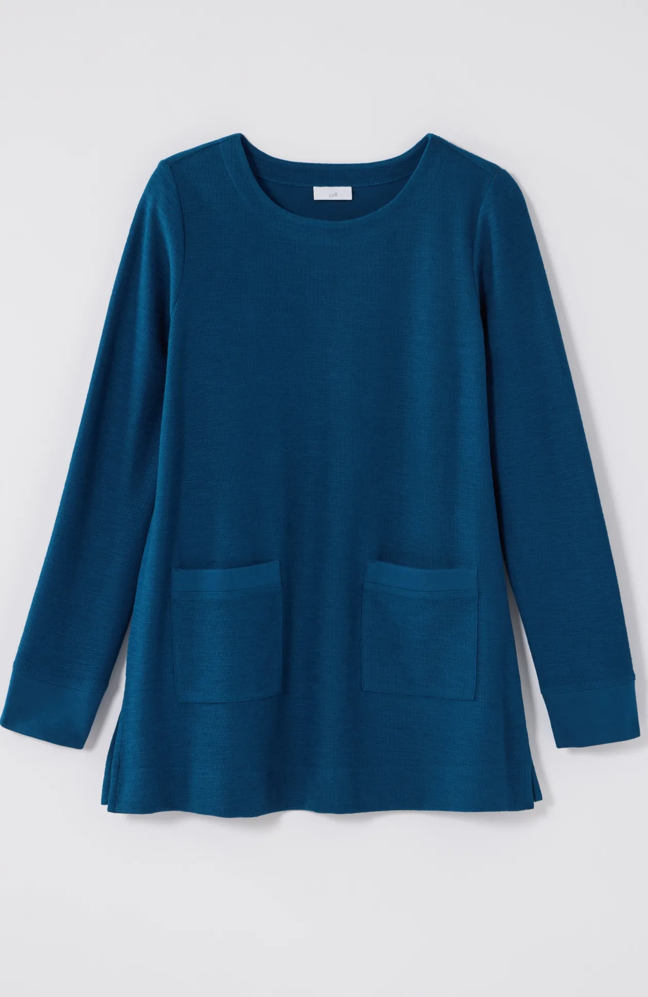 Textured Patch-Pocket Tunic