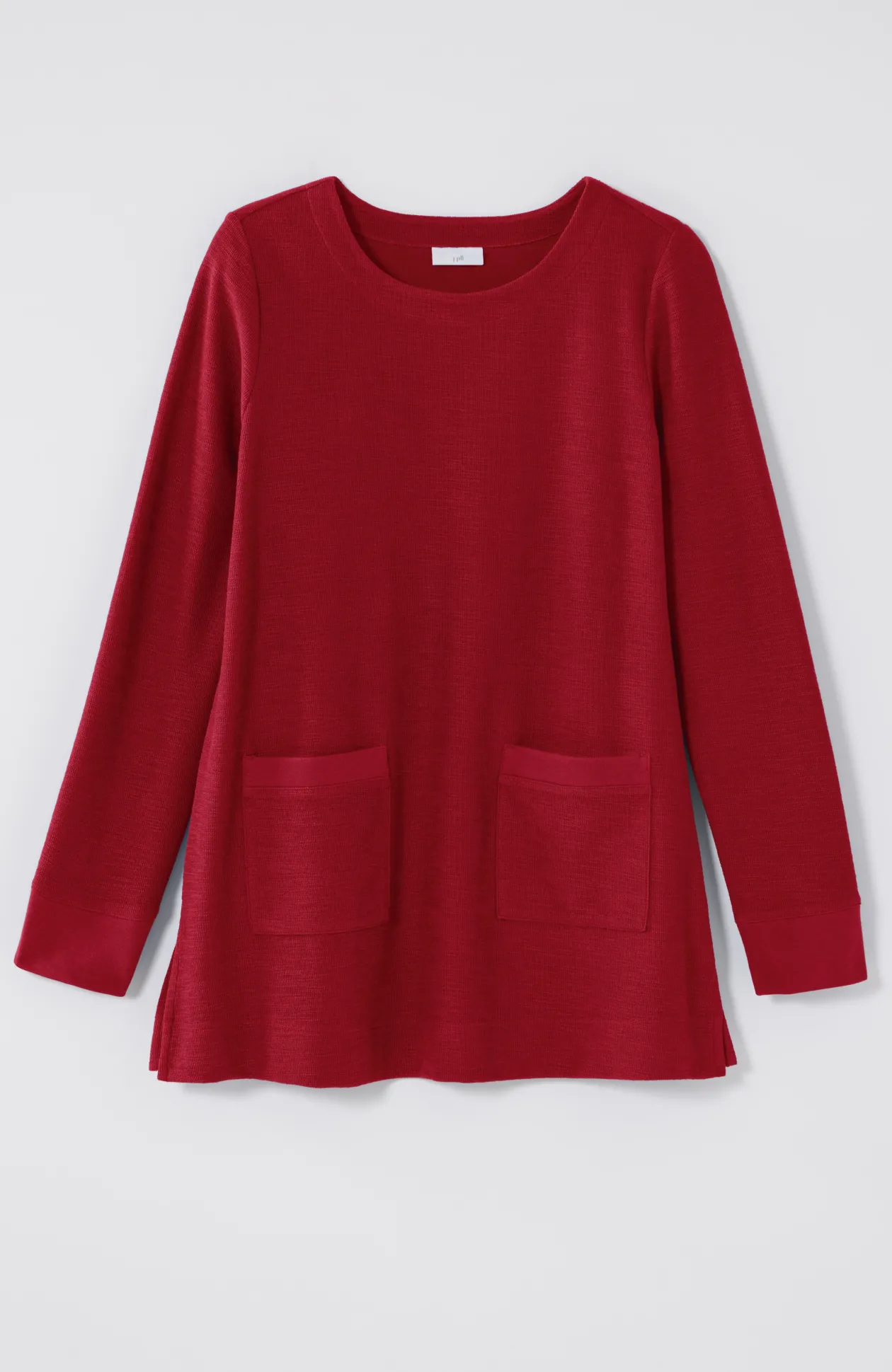 Textured Patch-Pocket Tunic