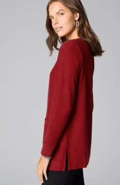 Textured Patch-Pocket Tunic