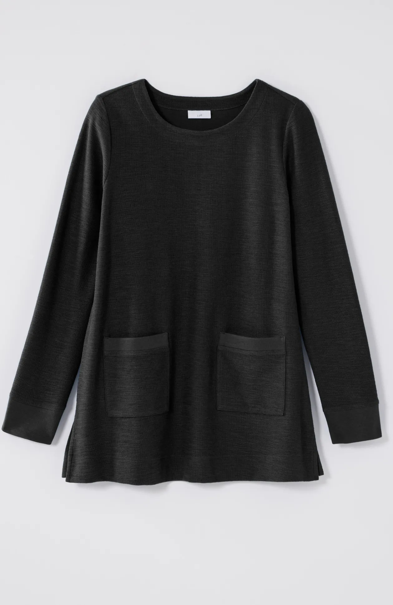 Textured Patch-Pocket Tunic