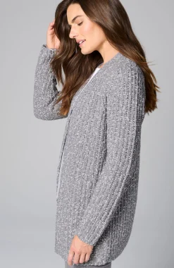 Textured Two-Tone Cardi