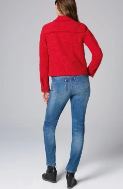Textured-Tweed Jacket