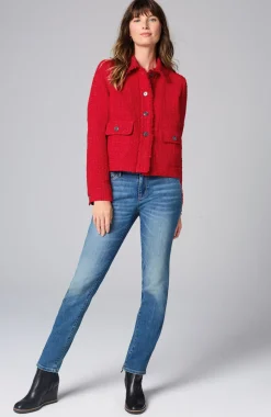 Textured-Tweed Jacket