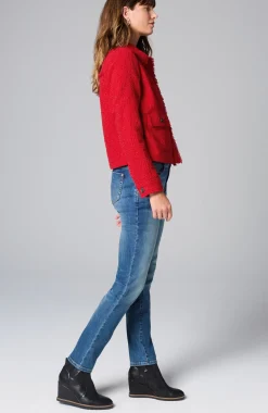 Textured-Tweed Jacket