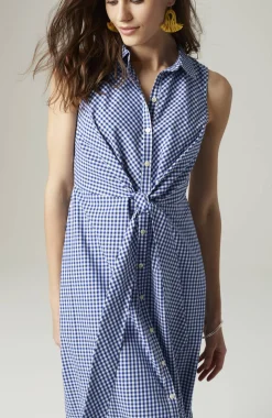 Tie-Front Shirtdress