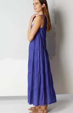 Tiered A-Line Maxi Dress