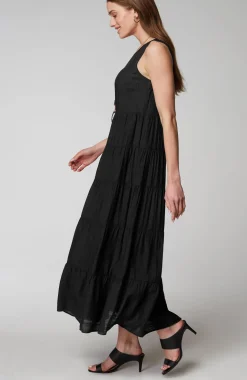 Tiered A-Line Maxi Dress