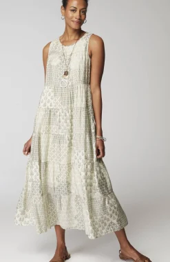 Tiered A-Line Maxi Dress