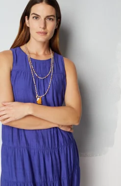 Tiered A-Line Maxi Dress
