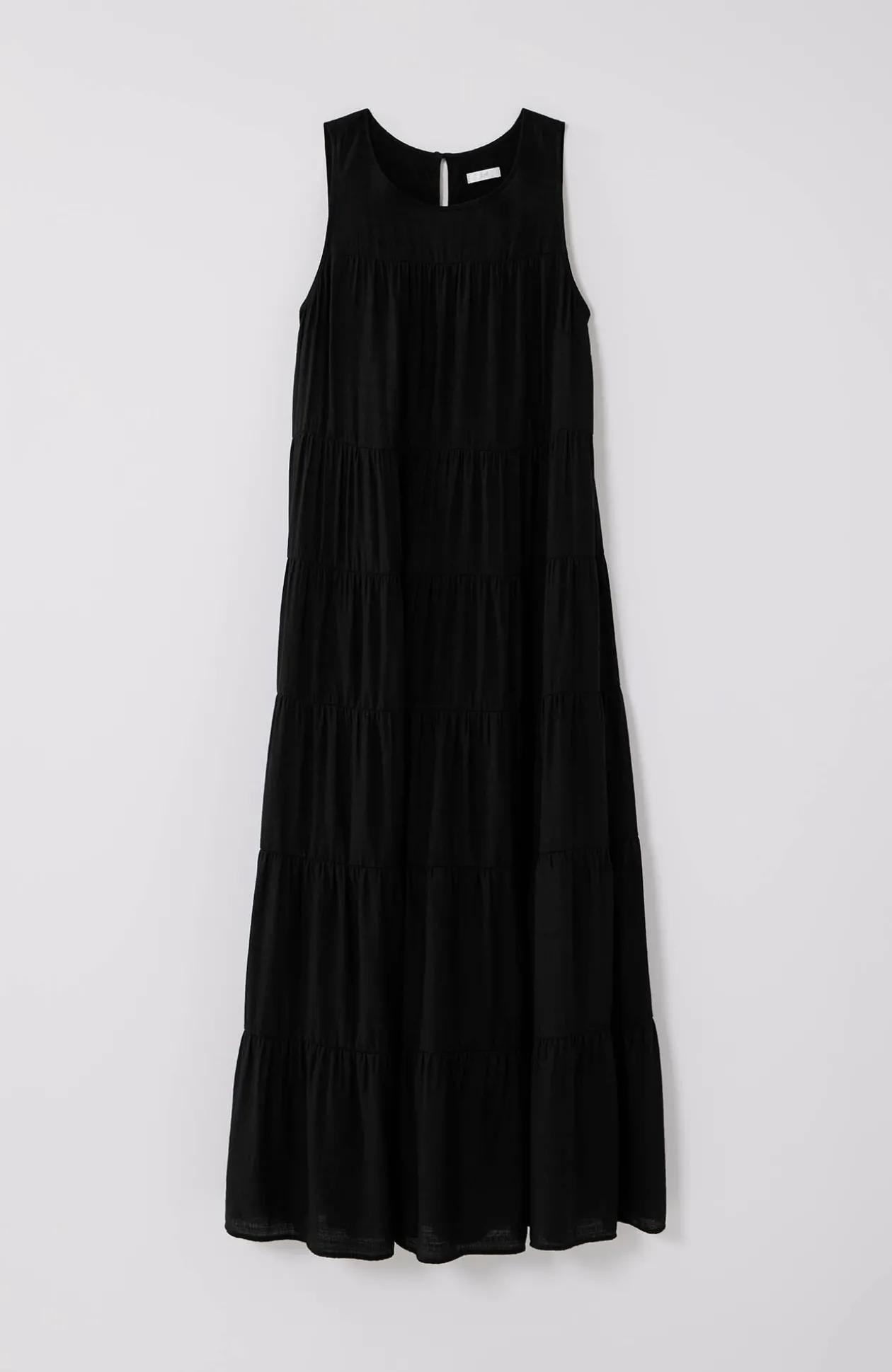 Tiered A-Line Maxi Dress