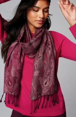 Tonal Paisley Scarf