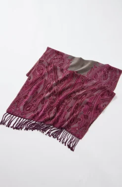 Tonal Paisley Scarf