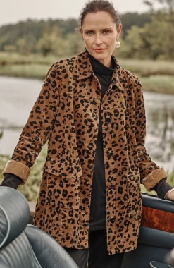 Tumbled-Cord Coat