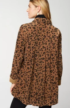 Tumbled-Cord Coat