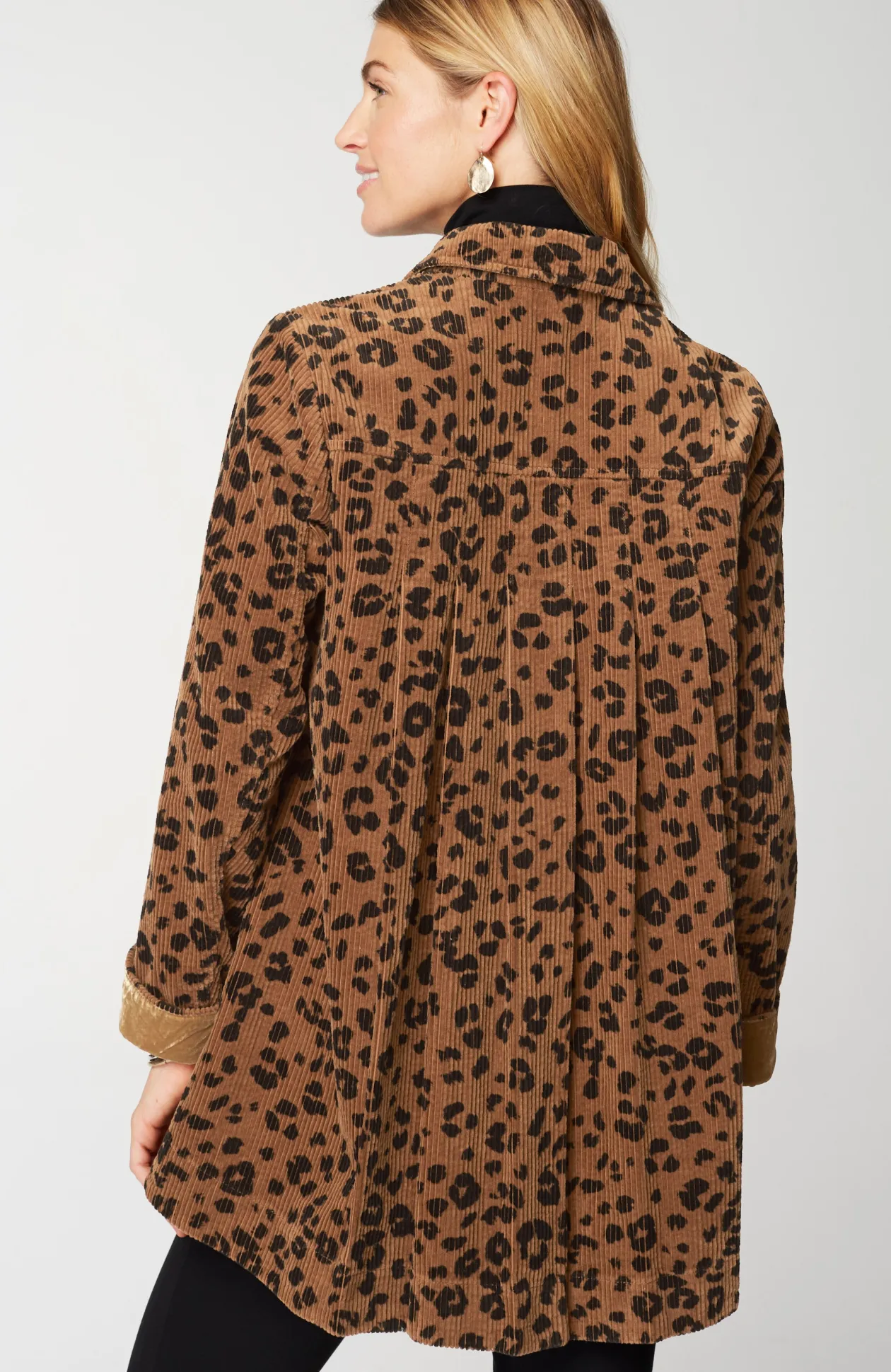 Tumbled-Cord Coat