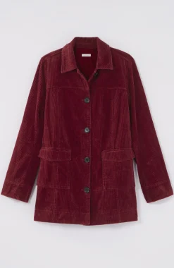 Tumbled-Cord Coat