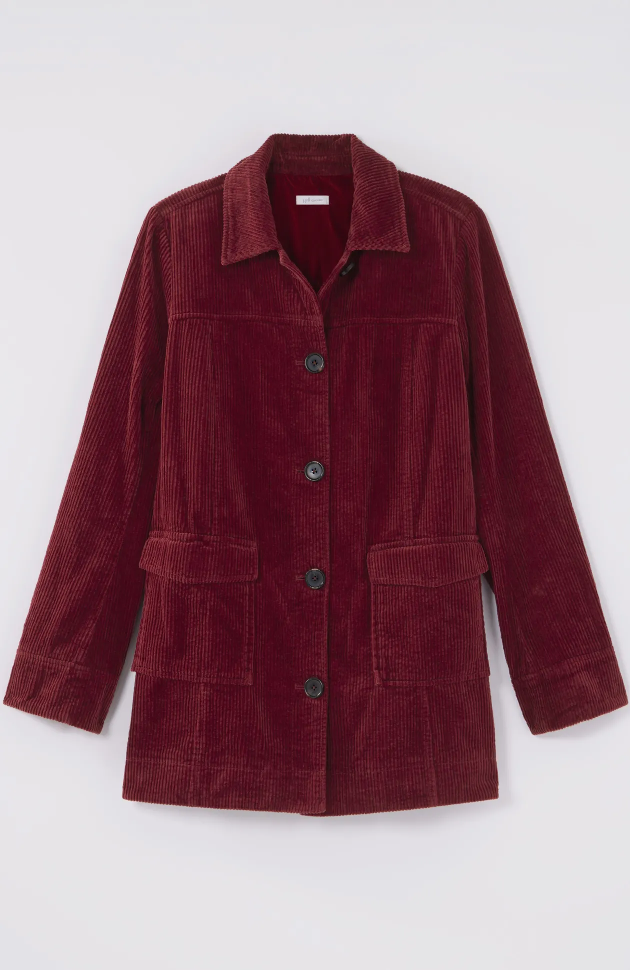 Tumbled-Cord Coat