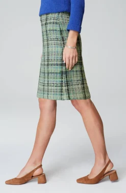 Tweed A-Line Skirt