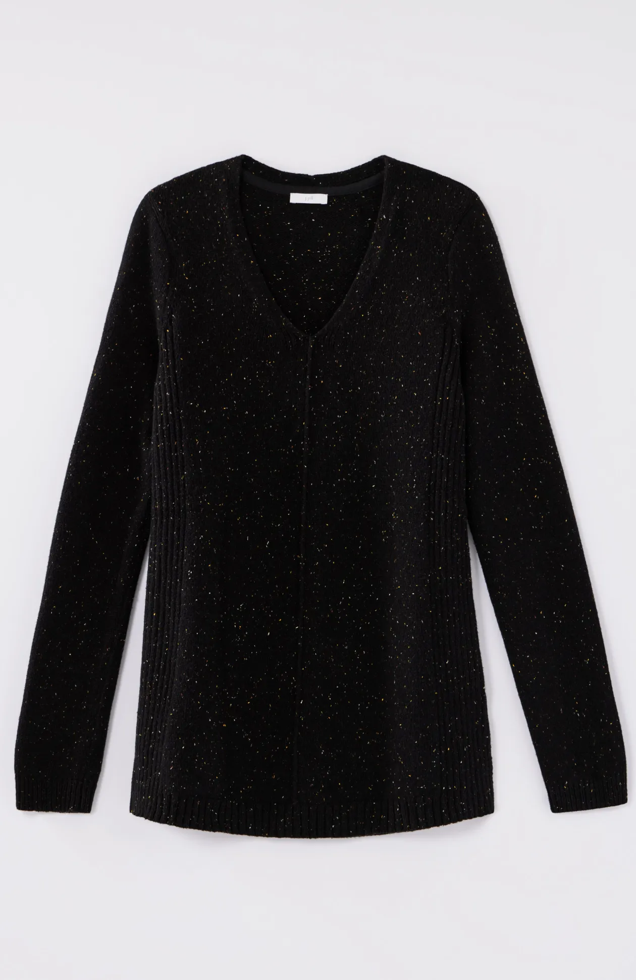 Tweeded-Cotton Sweater Tunic