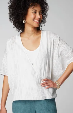 Twisted-Front Poncho