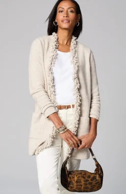 Velvet Leopard-Printed Bag