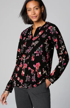 Velvet-Piped Top