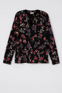 Velvet-Piped Top
