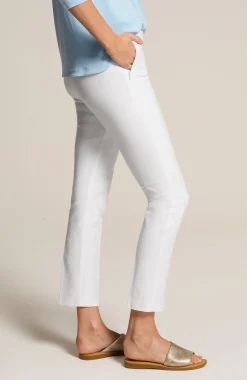 Versatile Cotton-Stretch Slim-Leg Pants