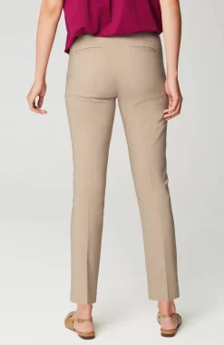 Versatile Cotton-Stretch Slim-Leg Pants