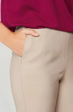 Versatile Cotton-Stretch Slim-Leg Pants