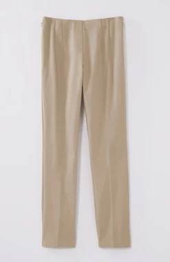 Versatile Cotton-Stretch Slim-Leg Pants
