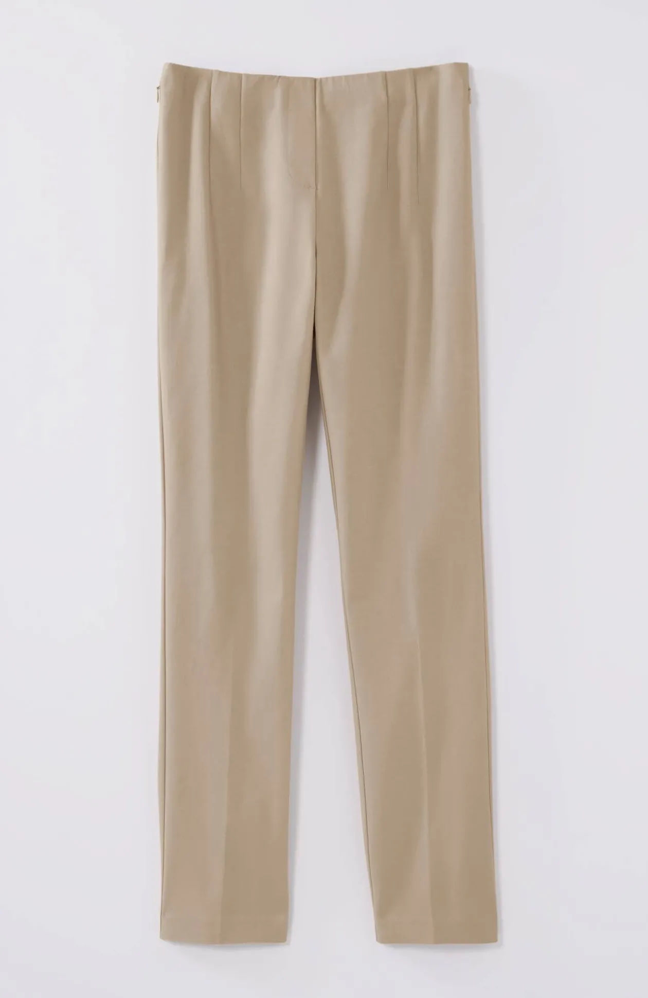 Versatile Cotton-Stretch Slim-Leg Pants
