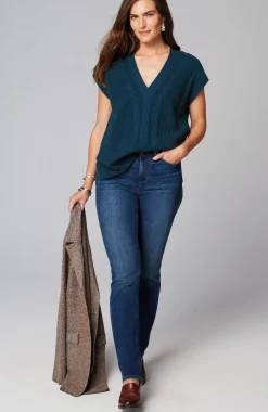 V-Neck Cable Vest