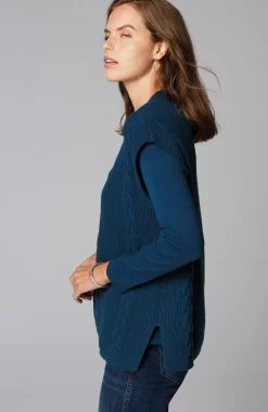 V-Neck Cable Vest