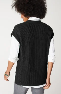 V-Neck Cable Vest