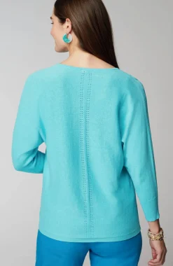 V-Neck Dolman Pullover Sweater