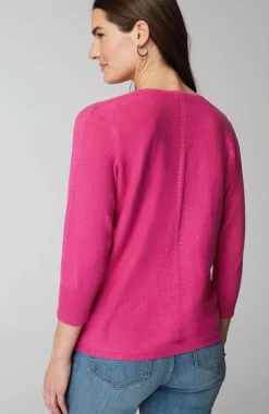V-Neck Dolman Pullover Sweater