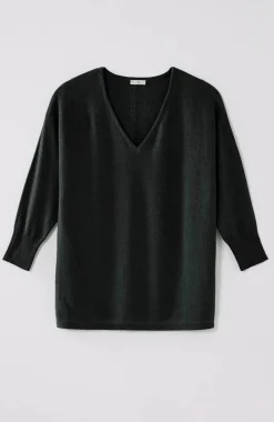 V-Neck Dolman Pullover Sweater